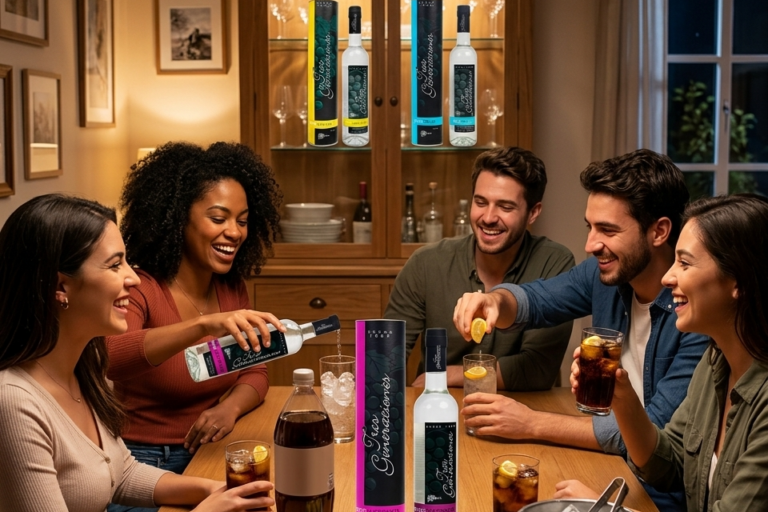 pisco con coca cola las 3 generaciones